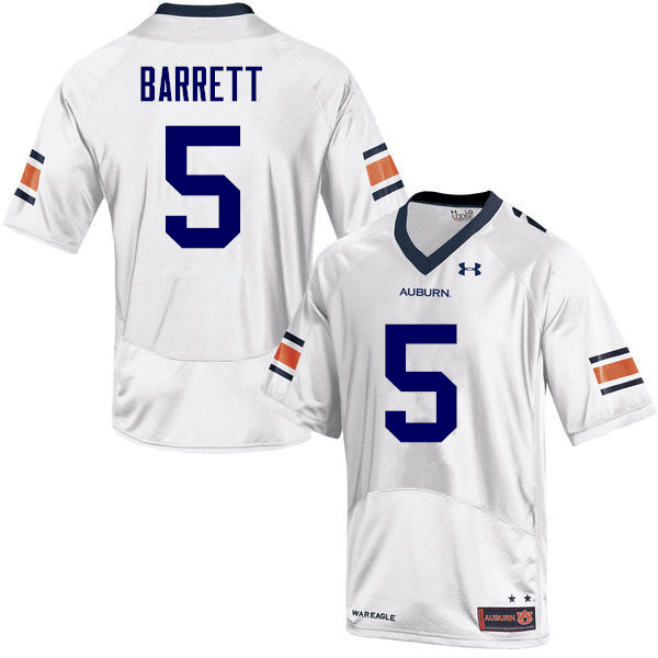Men Auburn Tigers #6 Devan Barrett College Football Jerseys Sale-White